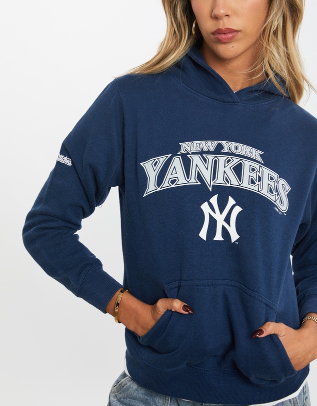 Vintage by The Real Deal - Pre Loved - Vintage MLB New York Yankees Hooded Sweatshirt