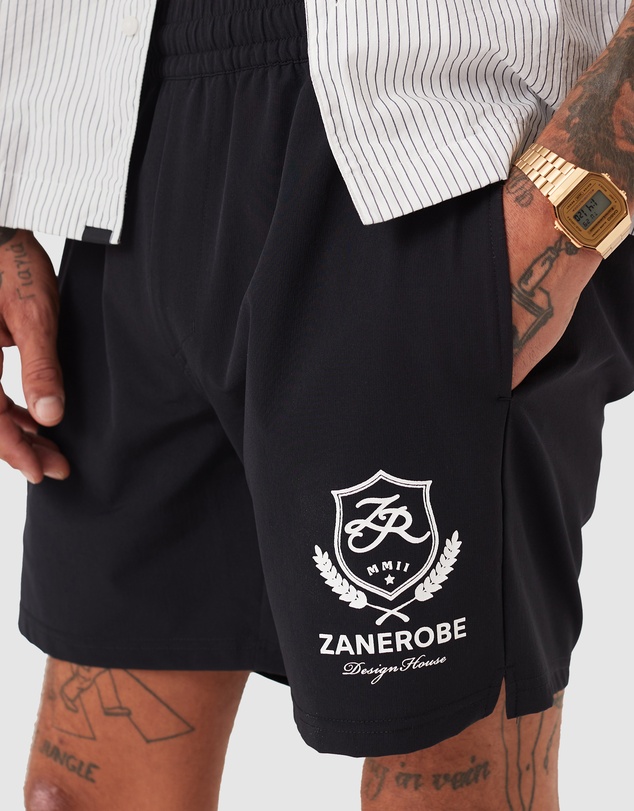 Zanerobe - Crest Balmoral Beach Short Black