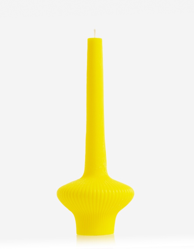 XRJ Celebrations - Pinnacle Candle Neon Yellow