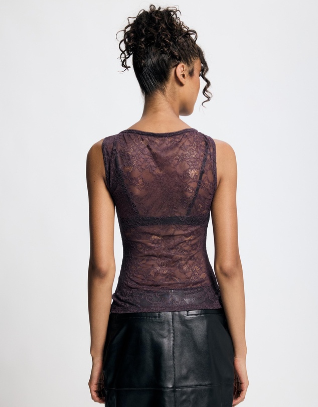 Lover - Dahlia Sleeveless Lace Top