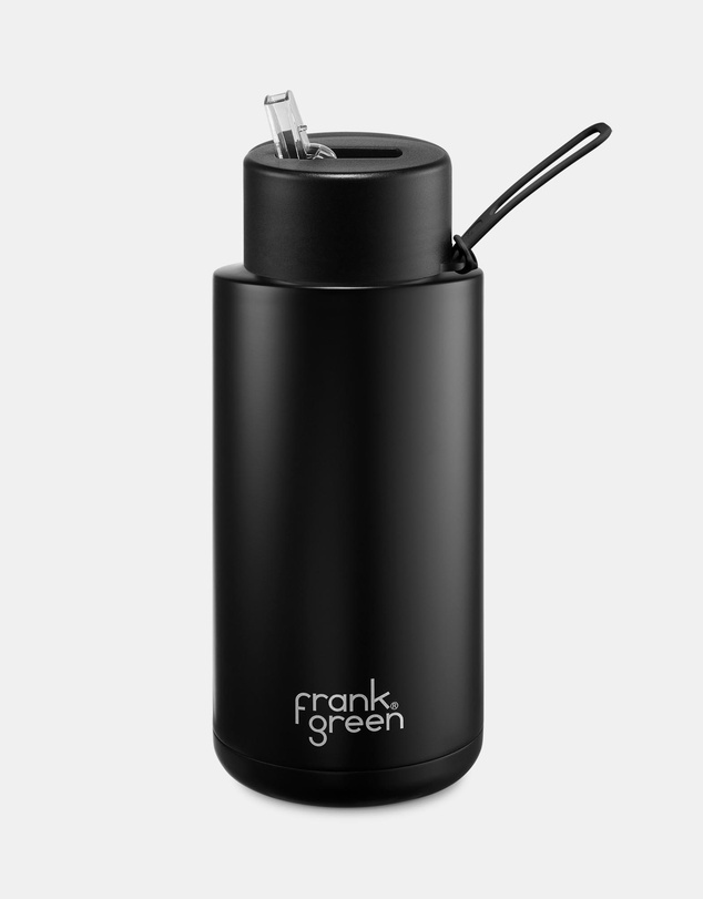 Frank Green - 34oz Stainless Steel Ceramic Reusable Bottle with Straw Lid