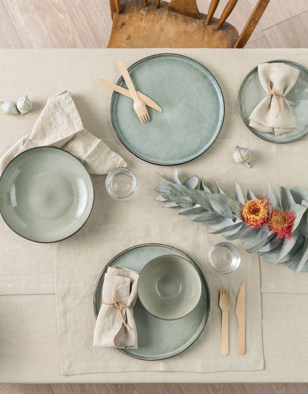 Linen House - Nimes Pure Linen Tablecloth