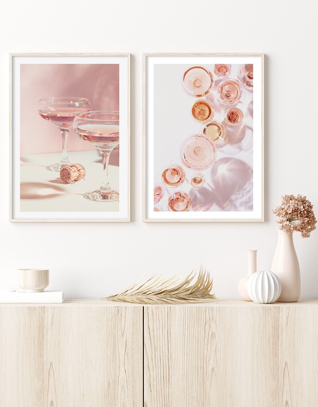 Olive et Oriel - Drink the champagne Art Print
