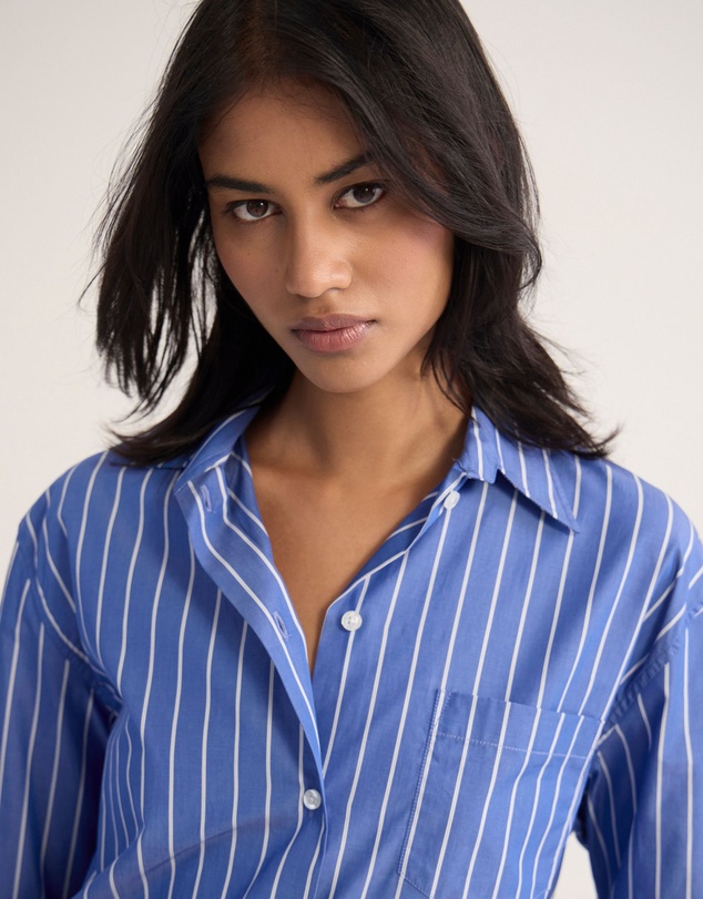 Oxford - Hailey Striped Euro Fabric Shirt