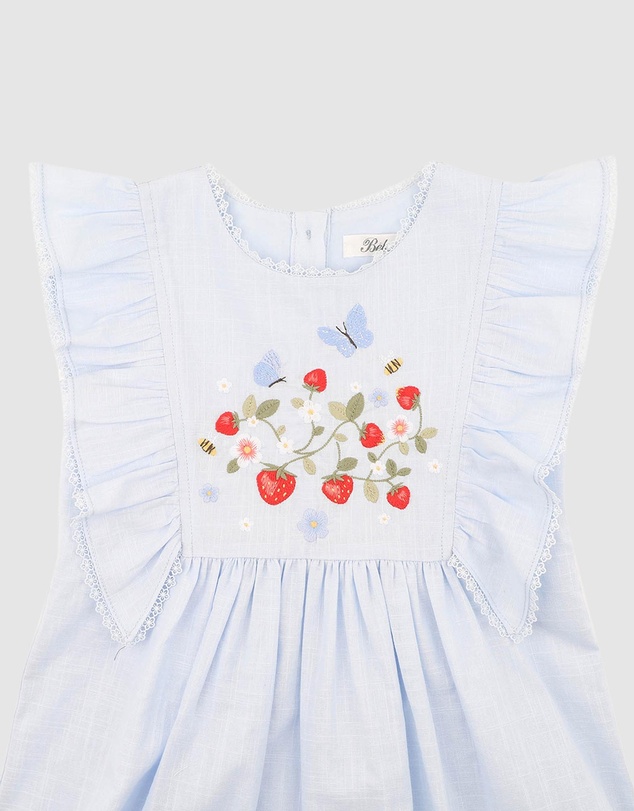 Bebe by Minihaha - Poppy Emb. Yoke Dress - Kids