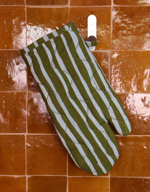 Mosey Me - Strokes Oven Mitt - Guacamole