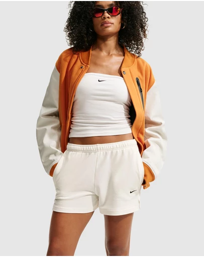 Nike - Studio Fleece Lightweight French Terry Mid-Rise Shorts