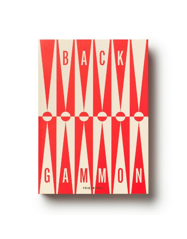 Printworks - Printworks Classic Art of Backgammon-Red Cream