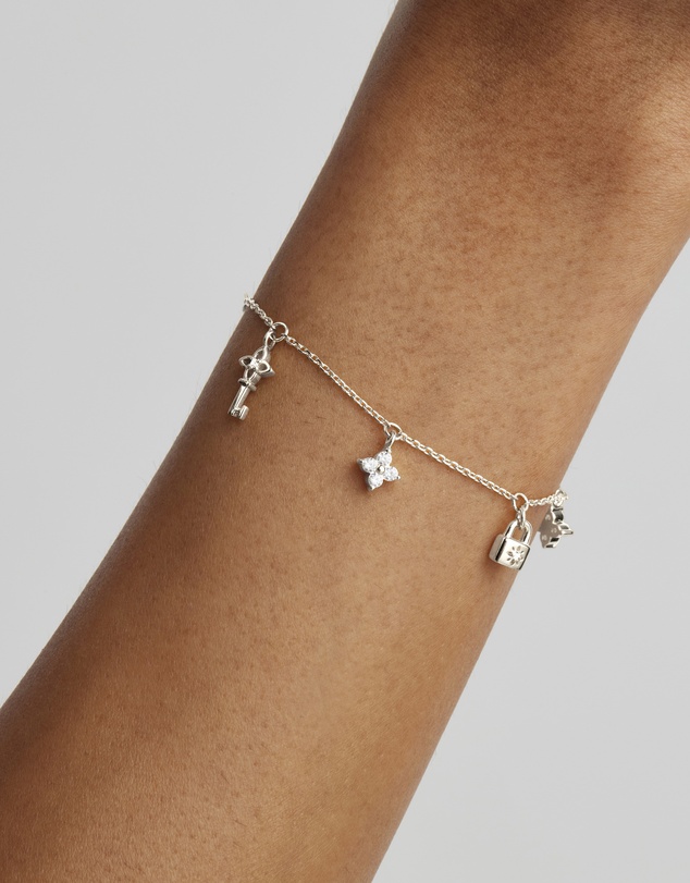 By Charlotte - Love Unlocked Charm Bracelet