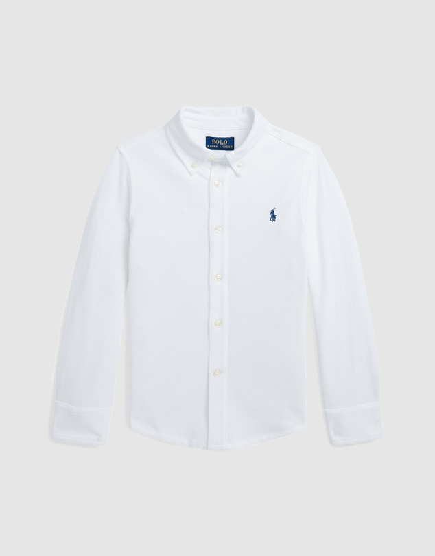 Polo Ralph Lauren - Featherweight Cotton Mesh Shirt - Kids
