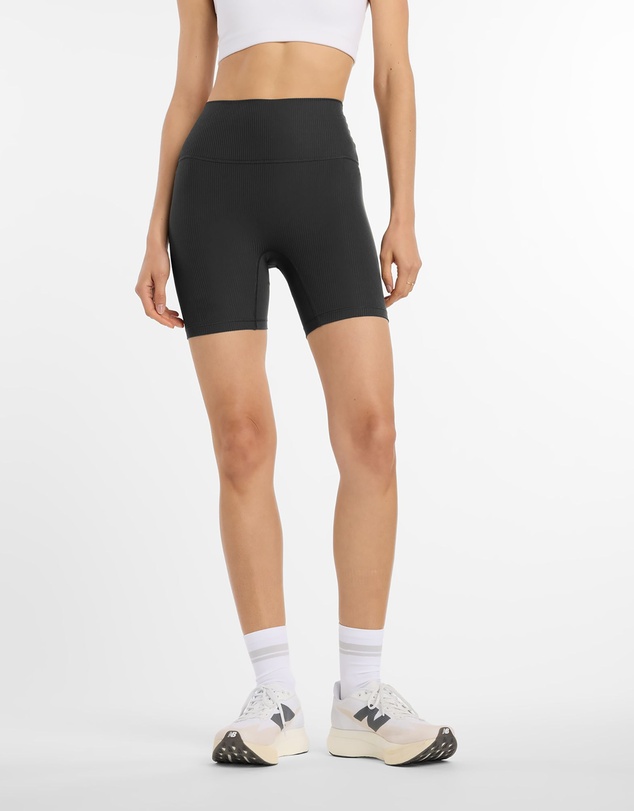 New Balance - Ribbed High Rise Short 6