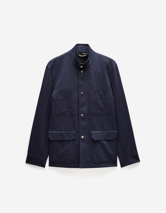 Calibre - Stand Collar Utility Jacket Navy