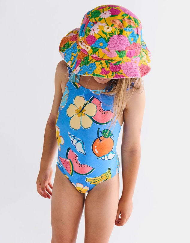 Kip&Co - Follow The Sun Yellow Beach Hat - Babies-Teens