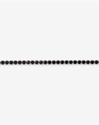 Michael Hill - Black Spinel Tennis Bracelet in Sterling Silver