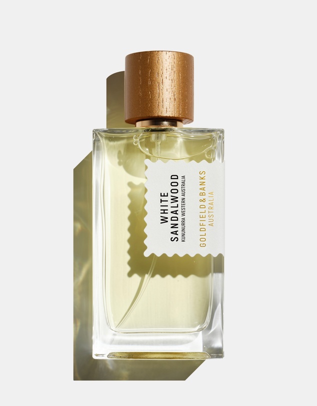 Goldfield & Banks - WHITE SANDALWOOD Perfume 100mlNatural Spray Glass Bottle 3.4 fl. oz.