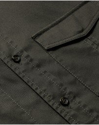 Calibre - Slim Washed Pocketed Shirt Khaki