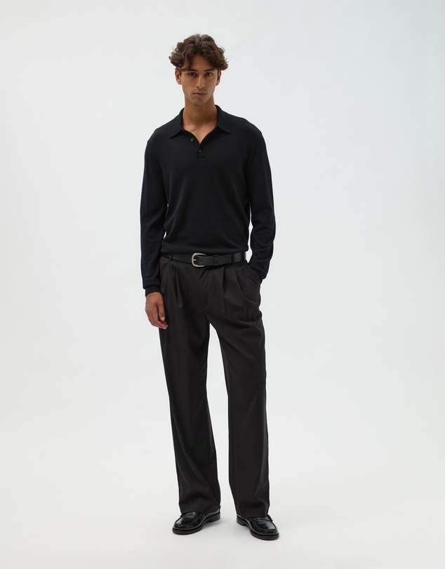 AERE - Merino Wool Knit Polo