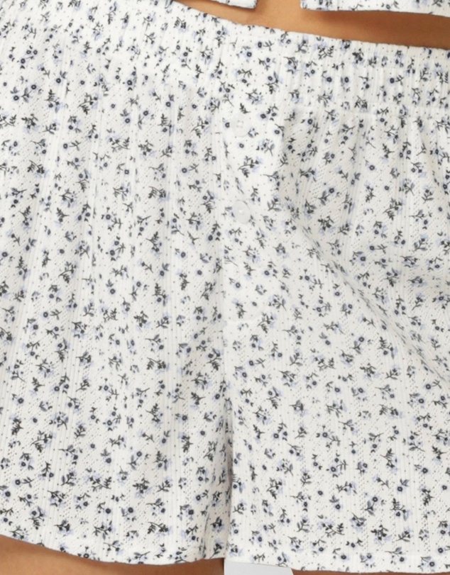 Lorna Jane - Provincial Floral Pointelle Shorts