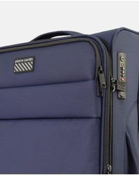 Pierre Cardin - Pierre Cardin 79cm Soft Water-Repellent Large Suitcase Spinner