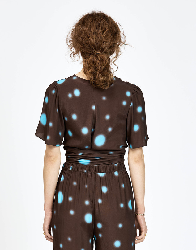 bul - Chal Top Droplet Print