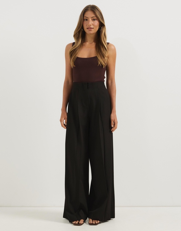 Atmos&Here - Molly Pleated Tailored Pants