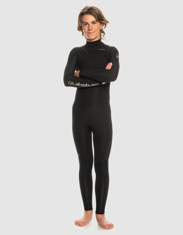 Quiksilver - Boys 8 to 16 3/2mm Everyday Sessions Chest Zip Wetsuit