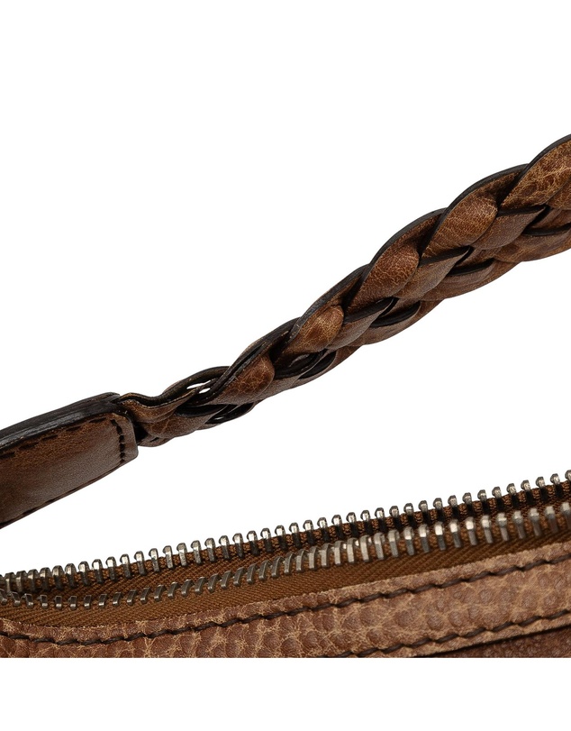 Pre-Loved by Azura Reborn - Pre-Loved Leather Bamboo Shoulder Bag