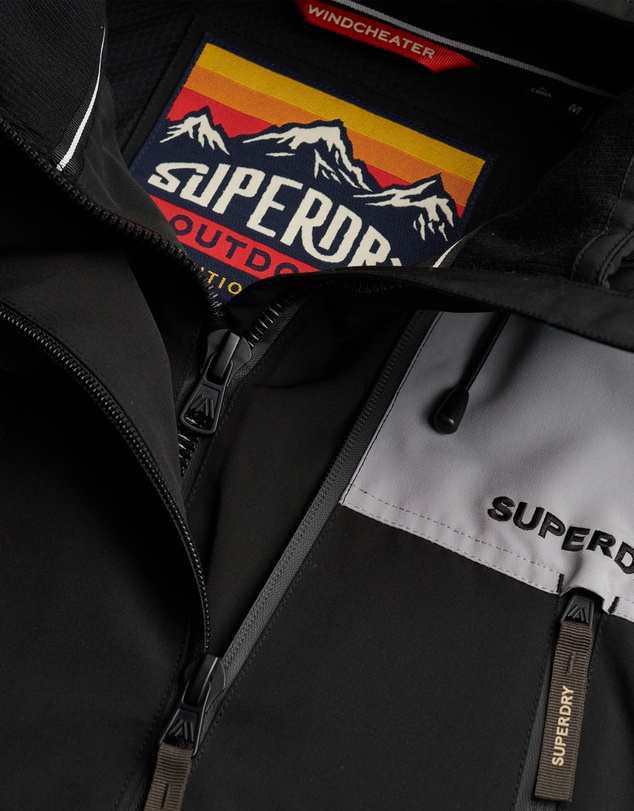 Superdry - Hooded Colour Block Slim Fit Windbreaker