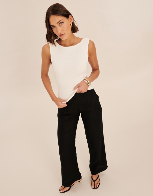 AERE - Organic Cotton Boat Neck Tank