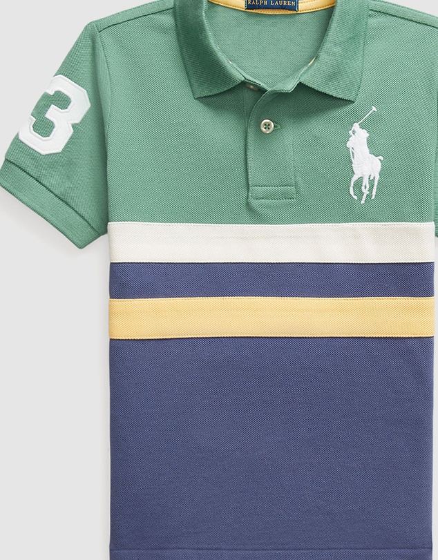 Polo Ralph Lauren - Big Pony Cotton Mesh Polo Shirt - Babies-Kids