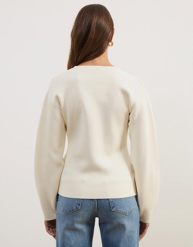 Atmos&Here - Knit Cardigan with Fitted Waist