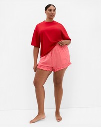 City Chic - Gigi Gingham Pyjama Shorts