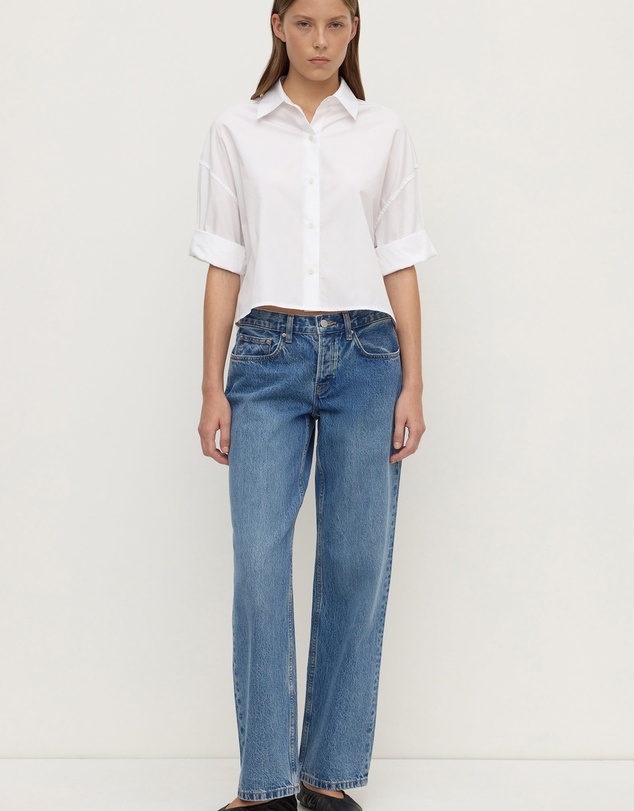 Revibe - Repaired Assembly Label Cotton Womens Shirts L/S