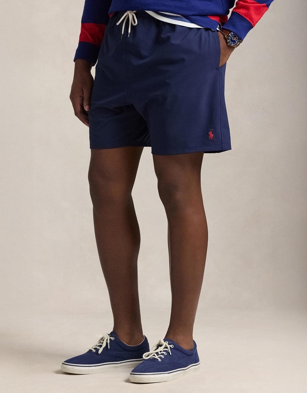 Polo Ralph Lauren - ICONIC EXCLUSIVE - Big & Tall Traveler Stretch Classic Fit Swim Trunk