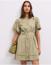 The Fated - Karla Puff Sleeve Mini Dress