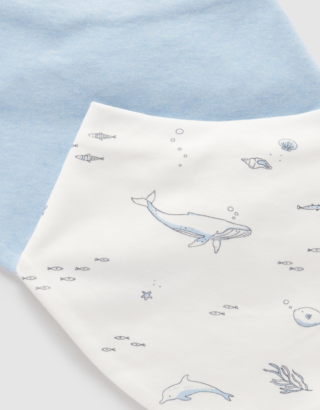 Purebaby - 2 Pack Essential Dribble Bib-Babies