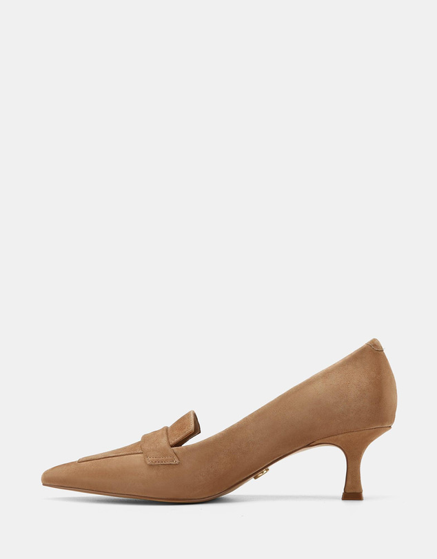 Wittner - Gabby Low Heels Nutmeg Suede