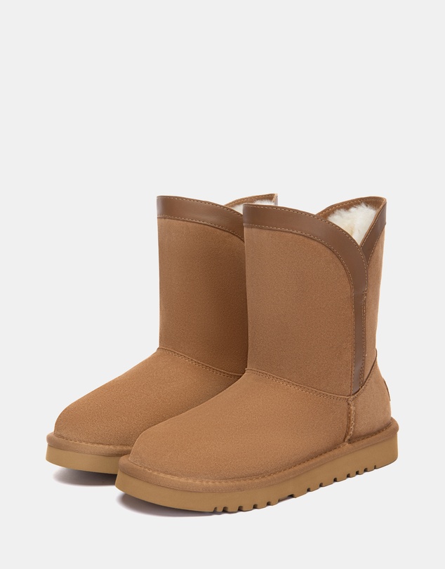 EVERAU - Australian Shepherd Ugg Short Wintra Cow Suede Upper UGG Boots