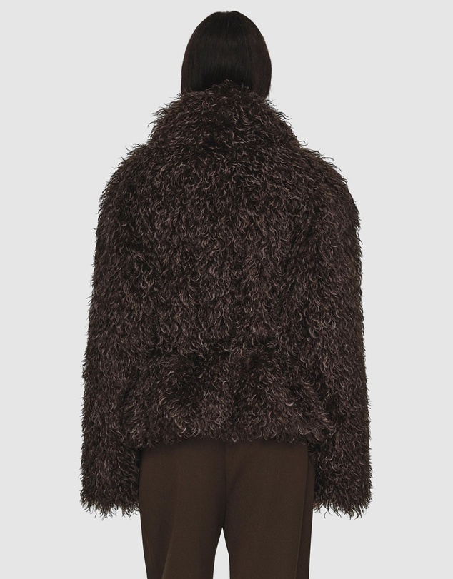 Source Unknown - Hathi Belted Faux-Fur Jacket