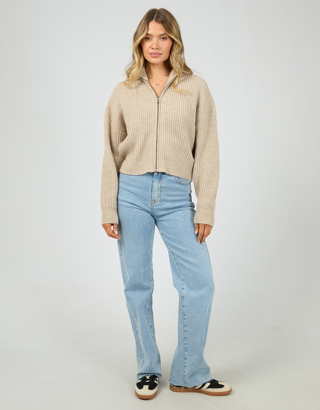 All About Eve - Bridie Knit Zip Through