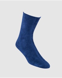 Bamboozld - 3 Pack Fluffy Bamboo Lounge Bed Crew Socks