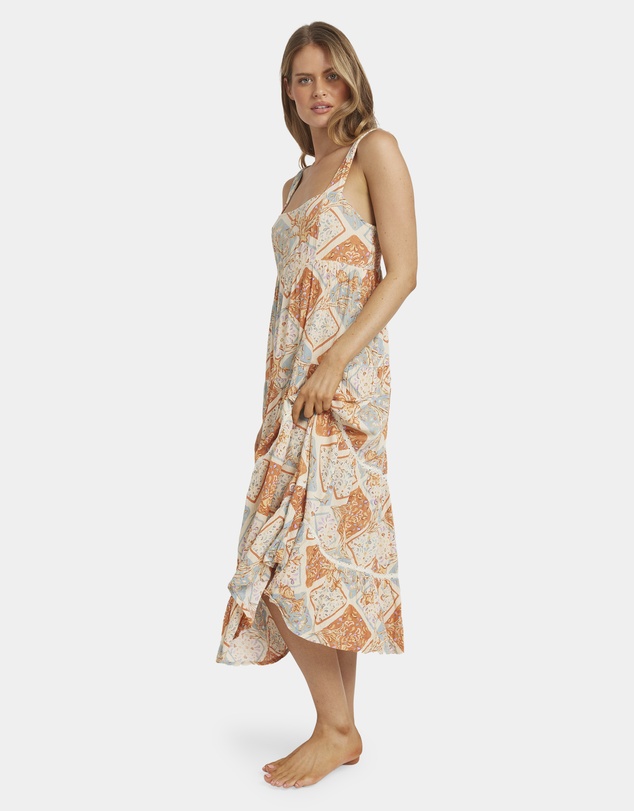 Billabong - Womens Forever Folk Shine Midi Dress
