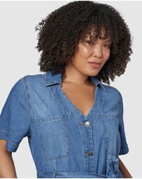 Indigo Tonic - Naomi Chambray Maxi Dress
