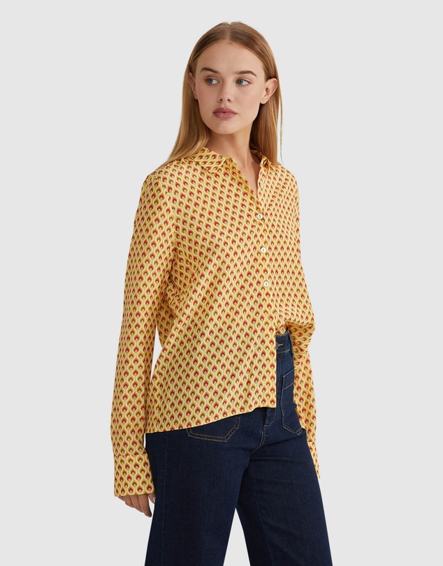Oxford - Poppy Printed Blouse
