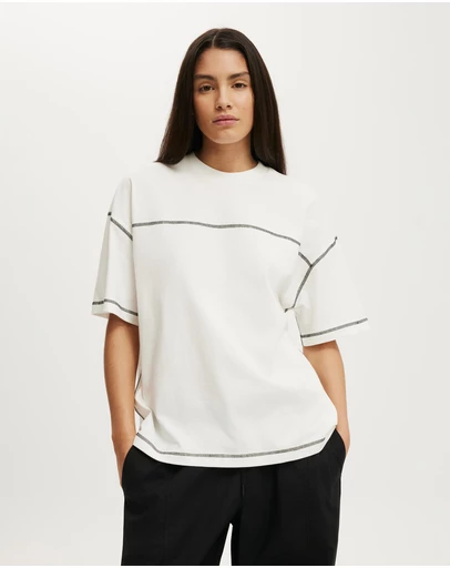 Cotton On - Boxy Short Sleeve Tee