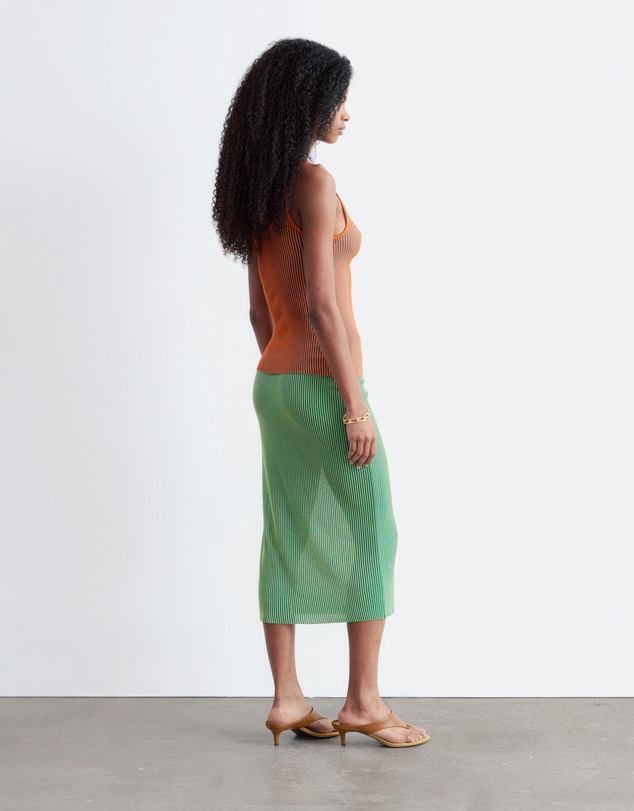 & Other Stories - Rib-Knit Midi Skirt