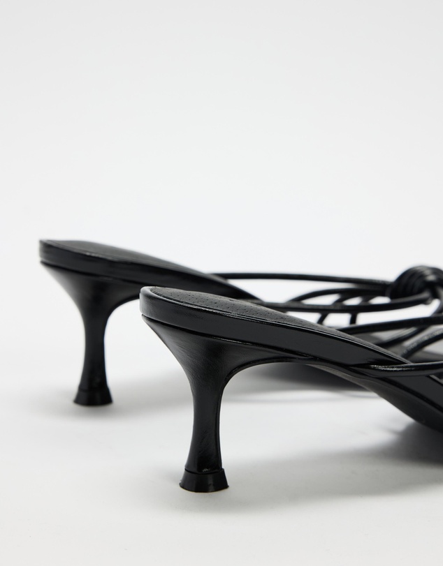 AERE - Leather Crossover Strappy Heels