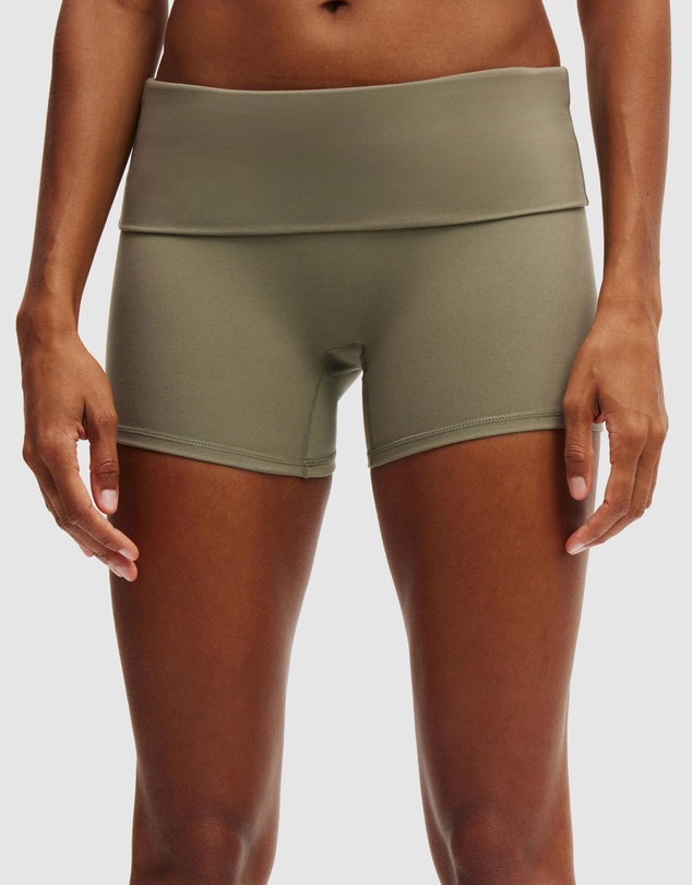 Cotton On Body Active - Ultra Soft Roll Over Shortie Shorts