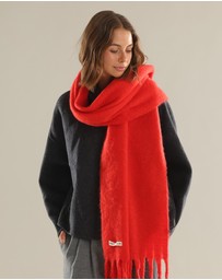 Morgan & Taylor - Ella Woven Scarf in Red