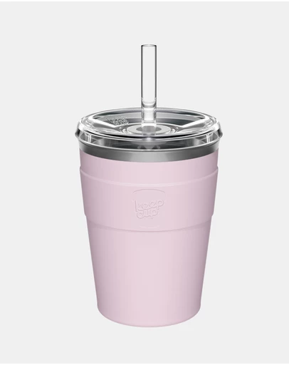 KeepCup - Thermal Cold Cup 12oz Reusable Coffee Cup with Straw Lid